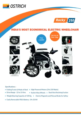 Ostrich Rocky 250 Electric Wheelchair - Image 2